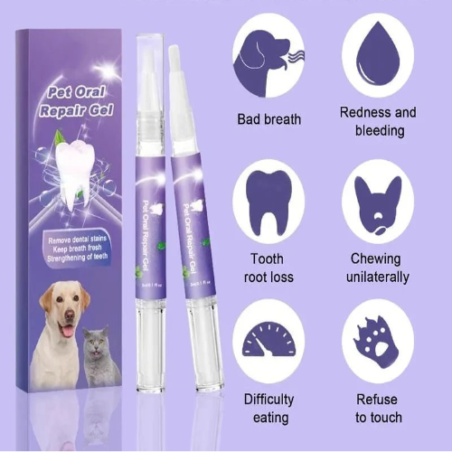 Pet Oral Repair Gel für Hunde & Katzen – gesunde Zähne