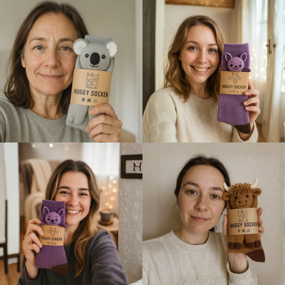 HUGGY Socken | Wärme zum Wohlfühlen – One Size – Unisex