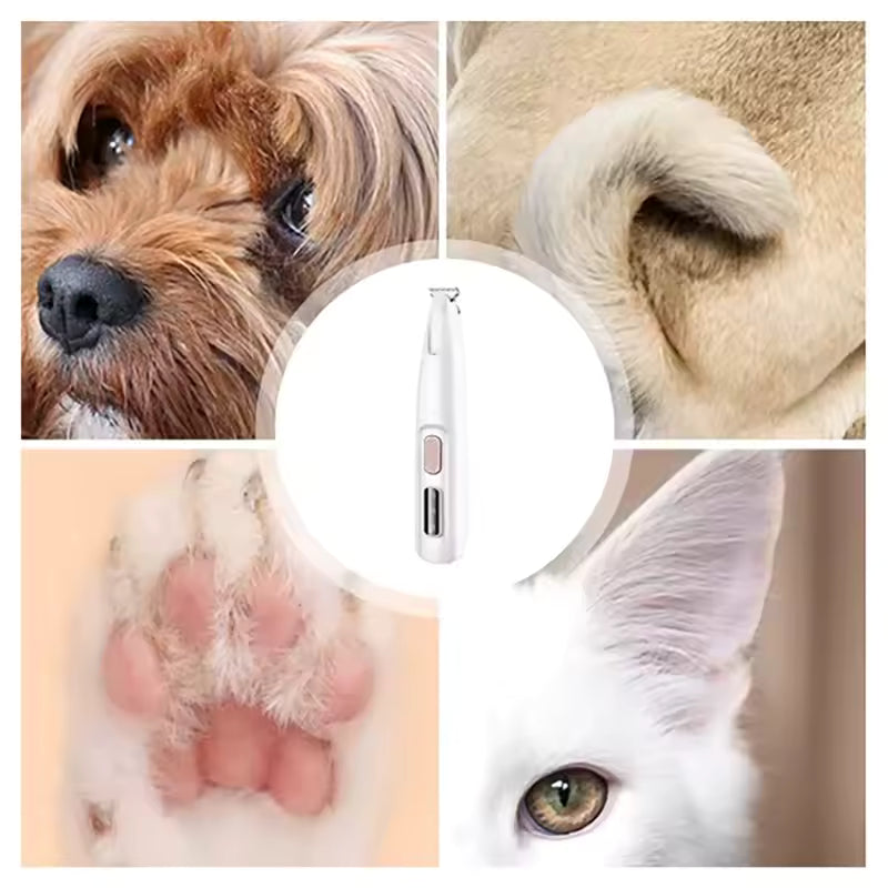 Kabelloser Pfotentrimmer für Hunde – Leise, Sichere & Präzise Fellpflege (Wiederaufladbar)