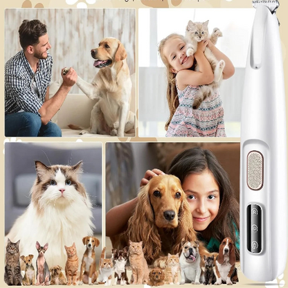 Kabelloser Pfotentrimmer für Hunde – Leise, Sichere & Präzise Fellpflege (Wiederaufladbar)